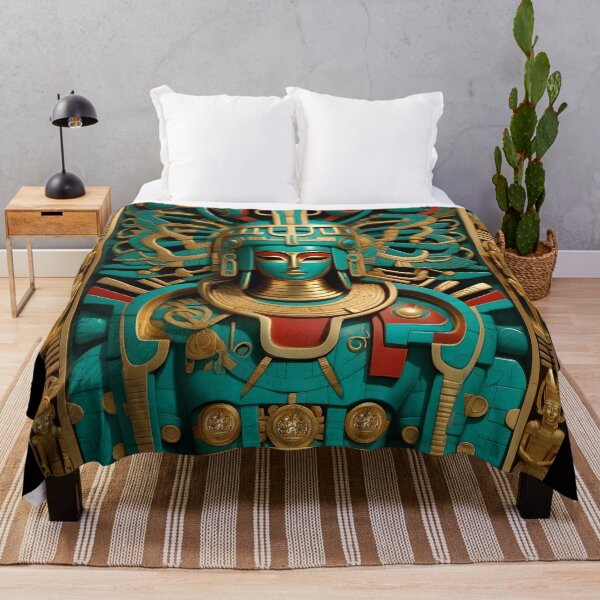 Item preview, Turquoise Gods - God No.2 designed and sold by Serge Averbukh Art Studio.