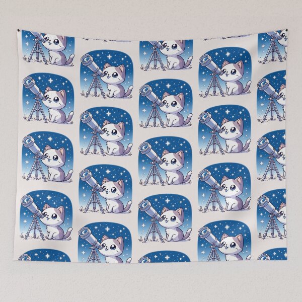 Item preview, Telescope Cat designed and sold by LemuellTrends.
