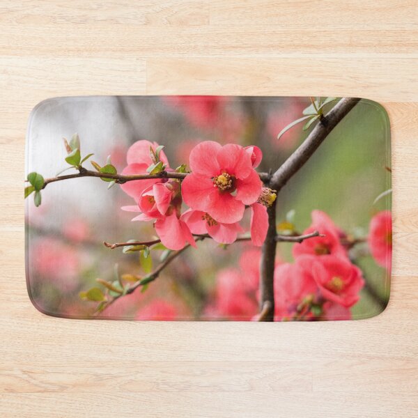 Item preview, Cool Crisscross of Pink Flowering Quince Branches designed and sold by Georgia Mizuleva.