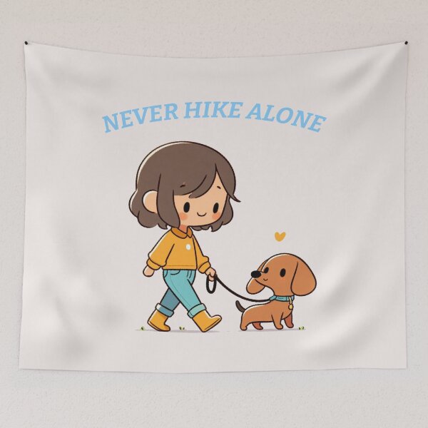 Item preview, Dog Hiking Dachshund designed and sold by LemuellTrends.