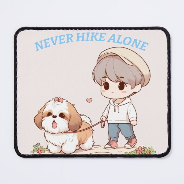 Item preview, Dog Hiking Shih Tzu designed and sold by LemuellTrends.
