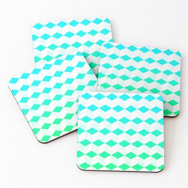 Item preview, Teal To Green Cube Gradient  designed and sold by Jassie94.