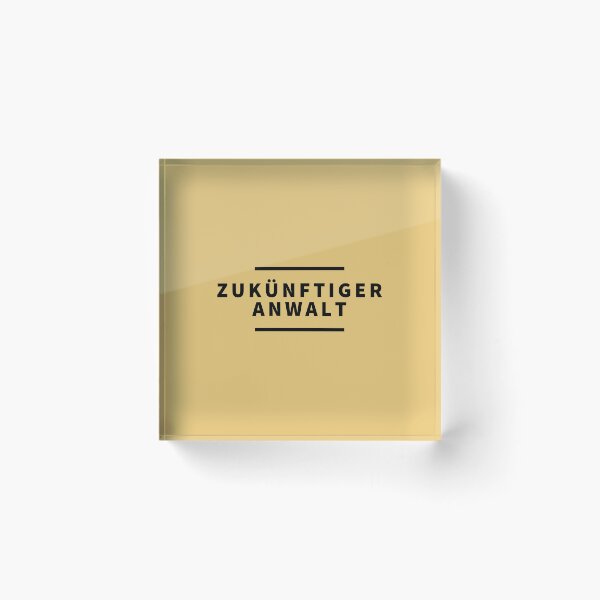 Item preview, Zukünftiger Anwalt | Yellow Background designed and sold by RM-Journey.