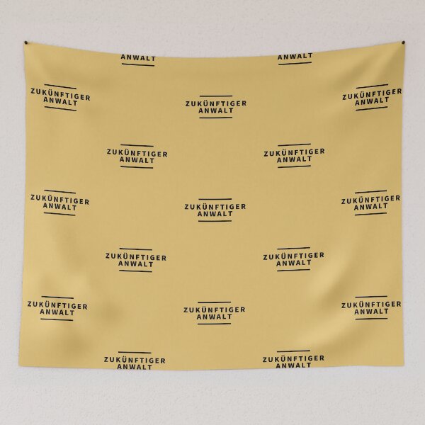 Item preview, Zukünftiger Anwalt | Yellow Background designed and sold by RM-Journey.