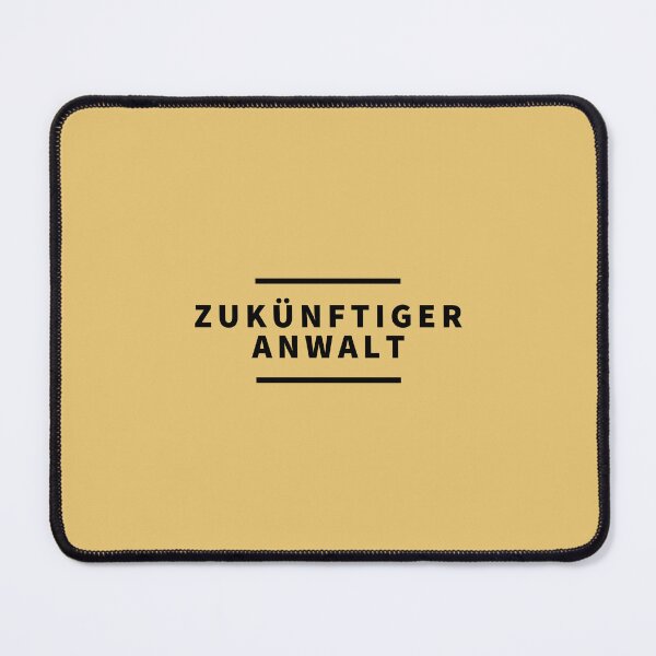 Item preview, Zukünftiger Anwalt | Yellow Background designed and sold by RM-Journey.