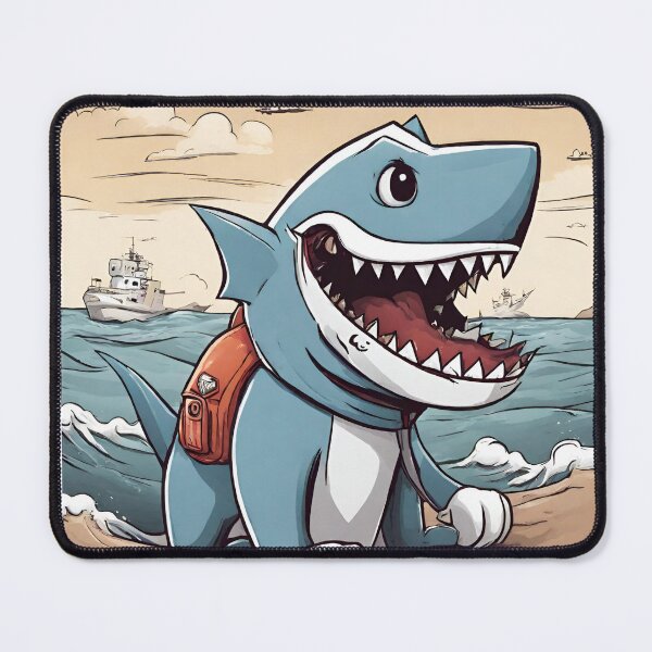 Item preview, Adventures with Sharkdog: Surfing the Waves of Fun! designed and sold by Reo12.