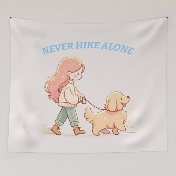 Item preview, Dog Hiking Golden Retriever designed and sold by LemuellTrends.