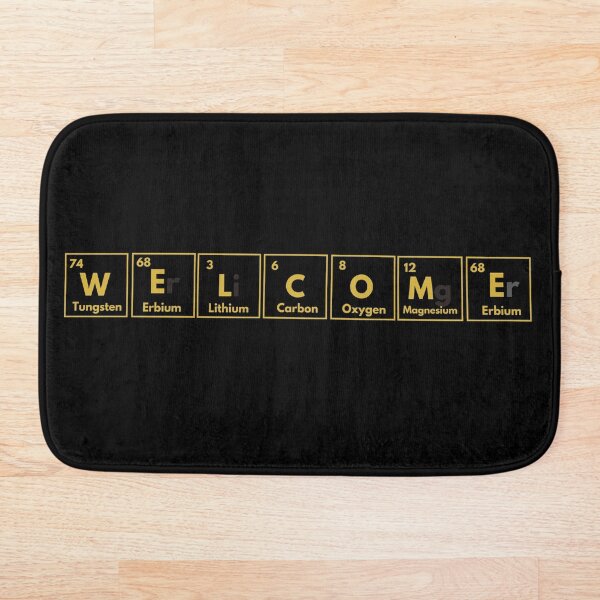 Item preview, welcoming mat in genetic code designed and sold by Science Store.