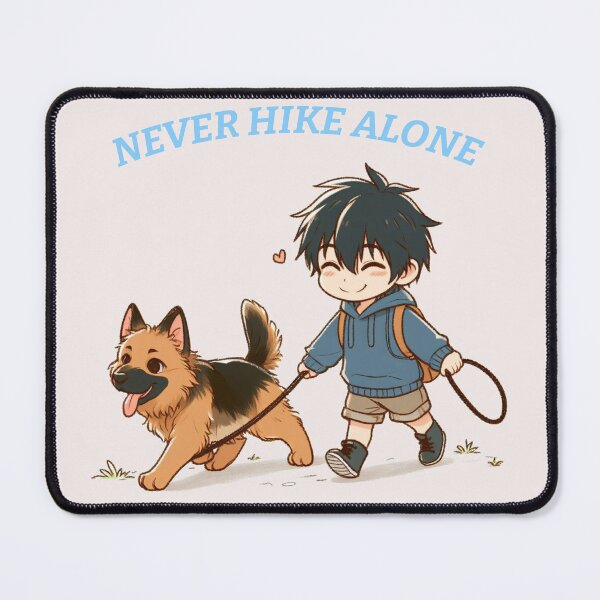 Item preview, Dog Hiking German Shepherd designed and sold by LemuellTrends.
