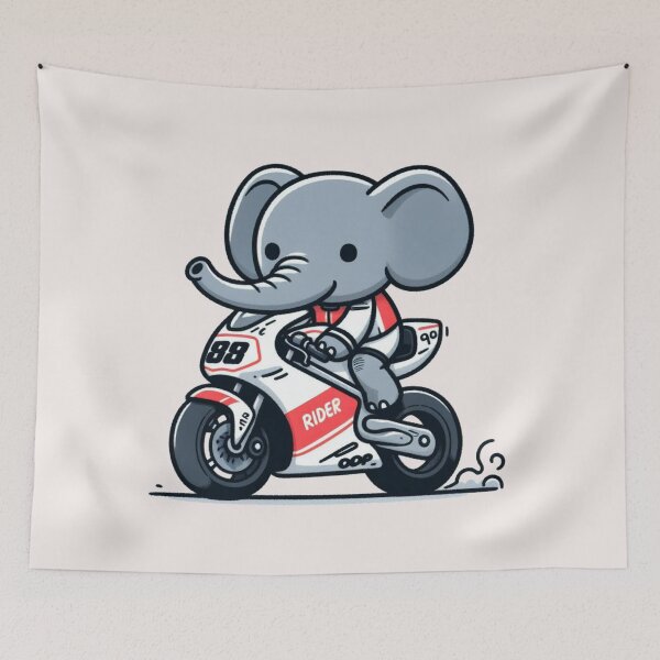 Item preview, MotoGp Elephant designed and sold by LemuellTrends.