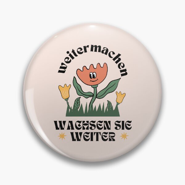 Item preview, Mach weiter - Wachse weiter | Aesthetic Flower Illustration | Pastel Pink Background designed and sold by RM-Journey.