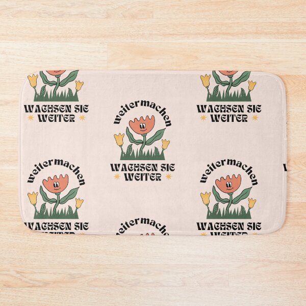Artikelvorschau, Mach weiter - Wachse weiter | Ästhetische Blumenillustration | Pastellrosa Hintergrund entworfen und verkauft von RM-Journey.