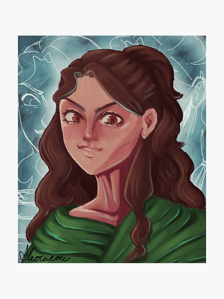 Thumbnail 3 of 3, Sticker, Smug Woman in Silks designed and sold by sberry-meowcow.