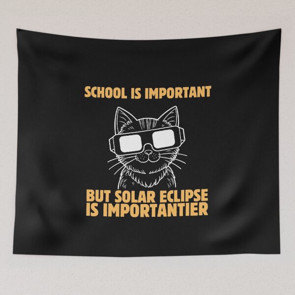 Item preview, School Is Important But Solar Eclipse Is Importanter  designed and sold by OranosDesign.