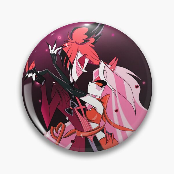 Item preview, Alastor and Charlie Hazbin Hotel Charlastor Inspired Valentine Design designed and sold by YazTheAngel.