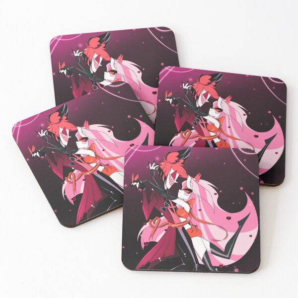 Item preview, Alastor and Charlie Hazbin Hotel Charlastor Inspired Valentine Design designed and sold by YazTheAngel.
