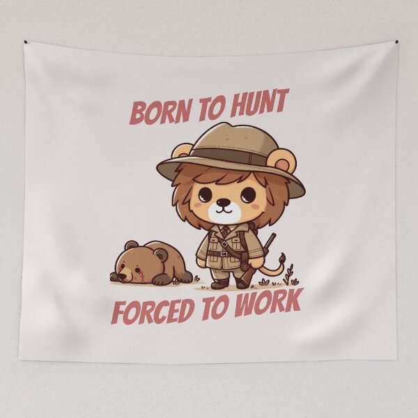 Item preview, Hunting Season Lion designed and sold by LemuellTrends.