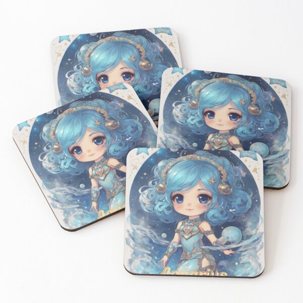 Item preview, Aquarius Portrait designed and sold by ZodiacWonders.