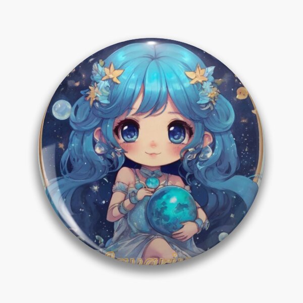 Item preview, Aquarius Portrait designed and sold by ZodiacWonders.
