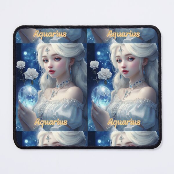 Item preview, Aquarius Portrait designed and sold by ZodiacWonders.