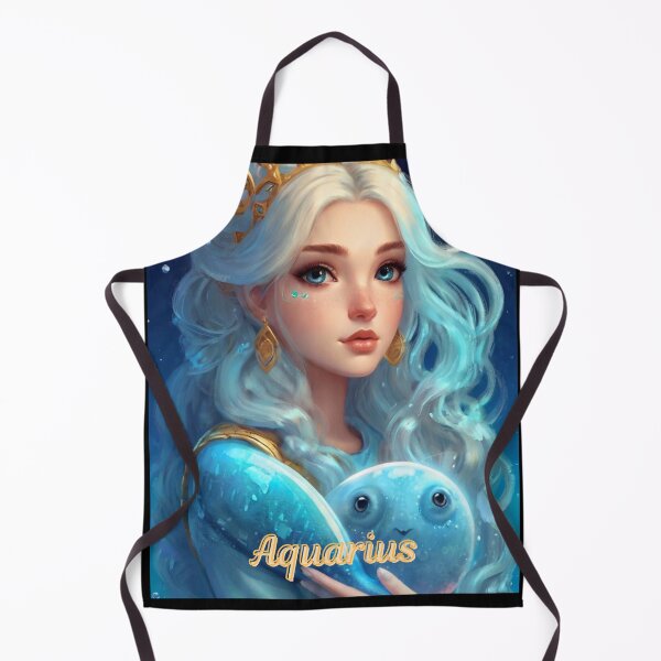 Item preview, Aquarius Portrait designed and sold by ZodiacWonders.