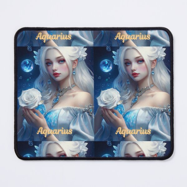 Item preview, Aquarius Portrait designed and sold by ZodiacWonders.