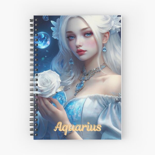 Item preview, Aquarius Portrait designed and sold by ZodiacWonders.