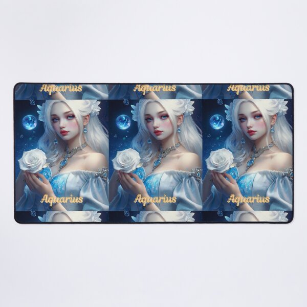 Item preview, Aquarius Portrait designed and sold by ZodiacWonders.