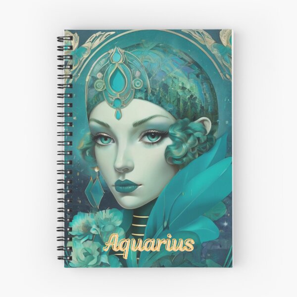 Item preview, Aquarius Portrait designed and sold by ZodiacWonders.
