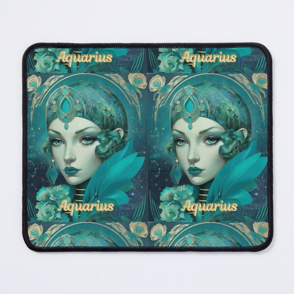 Item preview, Aquarius Portrait designed and sold by ZodiacWonders.