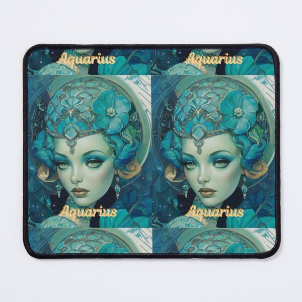 Item preview, Aquarius Portrait designed and sold by ZodiacWonders.