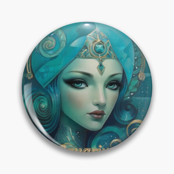 Item preview, Aquarius Portrait designed and sold by ZodiacWonders.