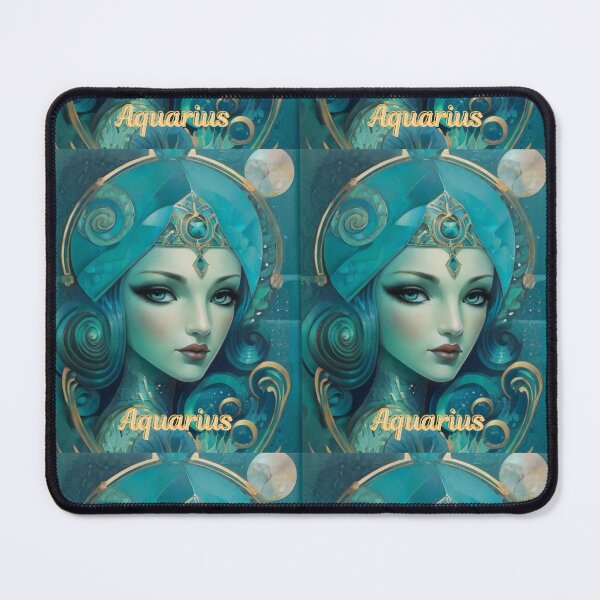 Item preview, Aquarius Portrait designed and sold by ZodiacWonders.