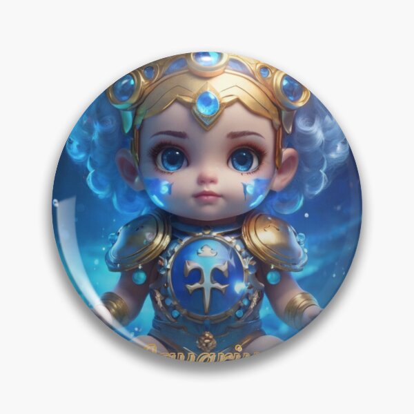 Item preview, Aquarius Portrait designed and sold by ZodiacWonders.
