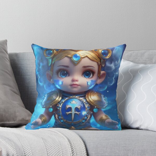 Item preview, Aquarius Portrait designed and sold by ZodiacWonders.
