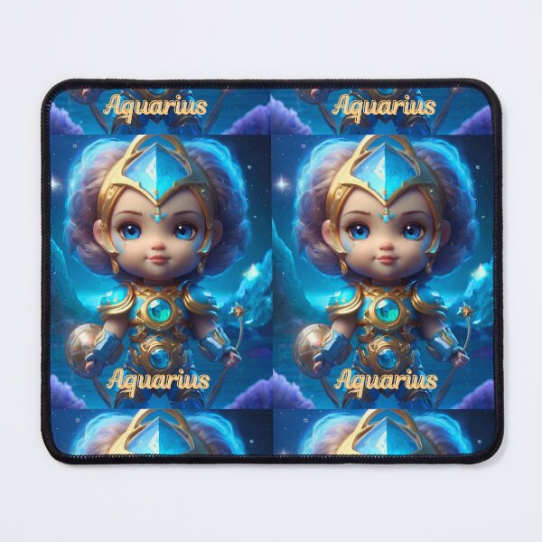 Item preview, Aquarius Portrait designed and sold by ZodiacWonders.
