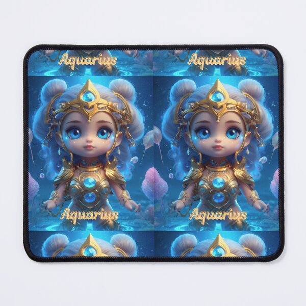 Item preview, Aquarius Portrait designed and sold by ZodiacWonders.