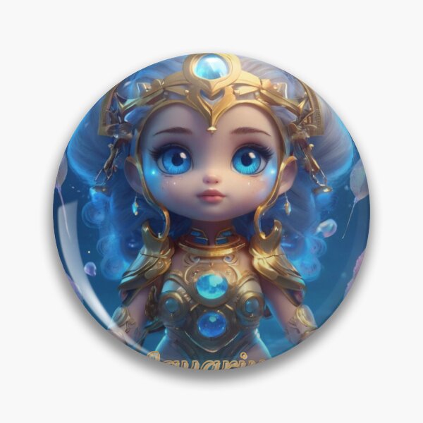 Item preview, Aquarius Portrait designed and sold by ZodiacWonders.