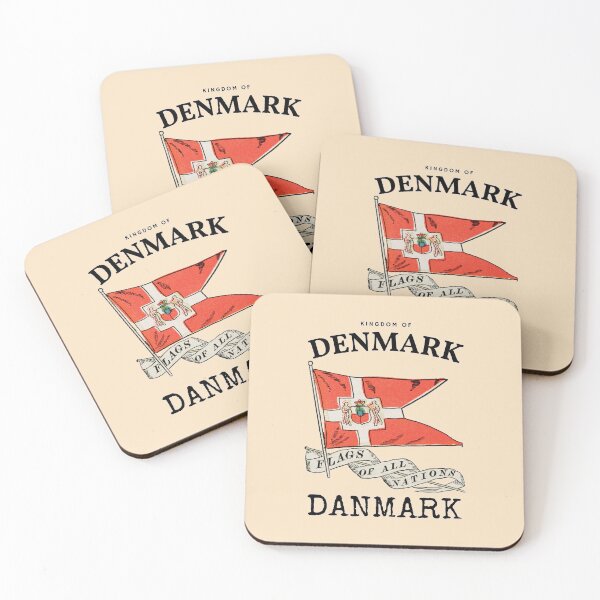 Item preview, Antique Flag of Denmark designed and sold by KewaleeTee.