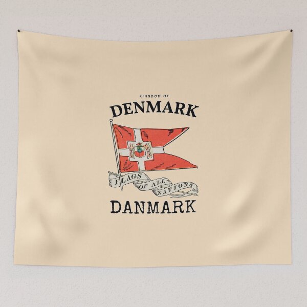 Item preview, Antique Flag of Denmark designed and sold by KewaleeTee.