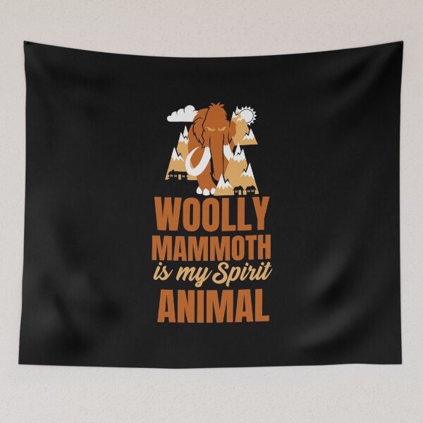 Item preview, Woolly Mammoth is my Spirit Animal designed and sold by 87-Aesthetics.