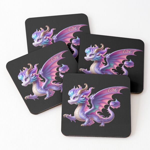Item preview, Chibi Cute Violet Chinese Dragon designed and sold by CHIBI_POPZ.