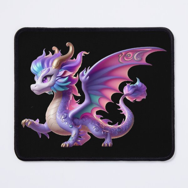 Item preview, Chibi Cute Violet Chinese Dragon designed and sold by CHIBI_POPZ.