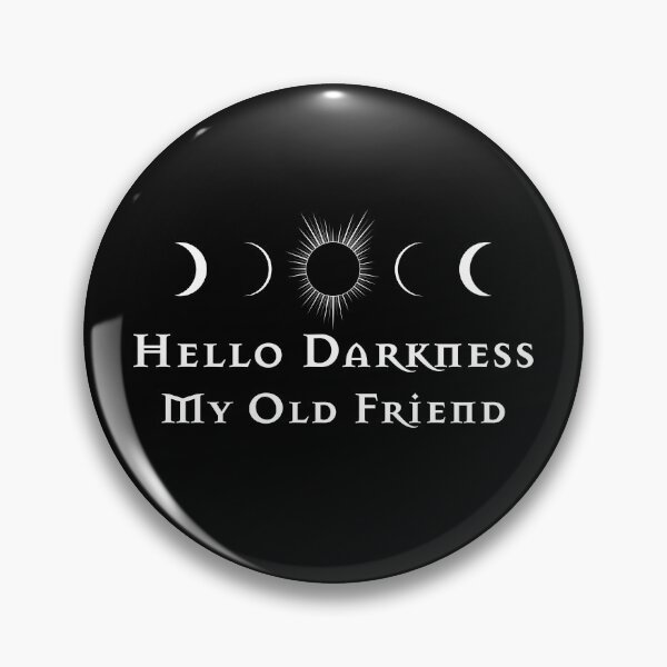 Item preview, Hello Darkness My Old Friend Solar Eclipse designed and sold by LucentJourneys.