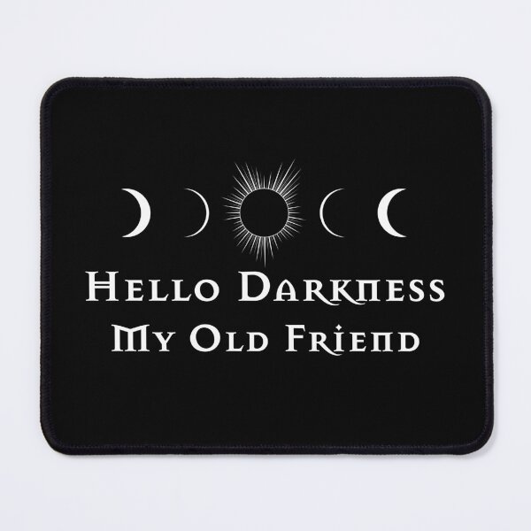 Item preview, Hello Darkness My Old Friend Solar Eclipse designed and sold by LucentJourneys.