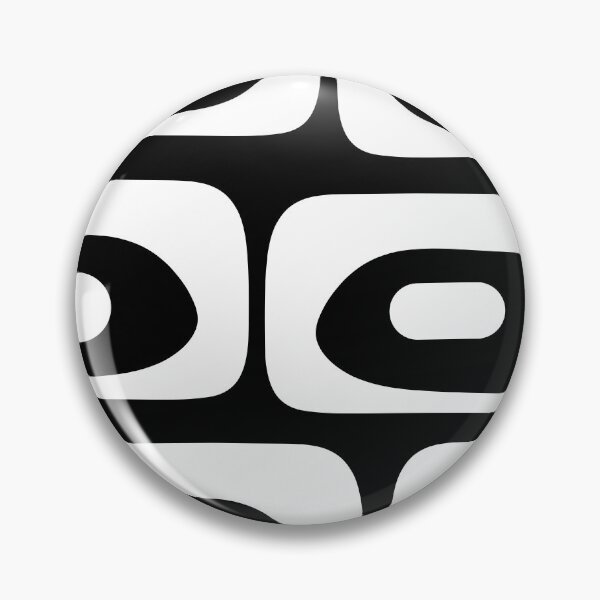 Item preview, Mid Century Modern Black and White Piquet Abstract Pattern designed and sold by kierkegaard.