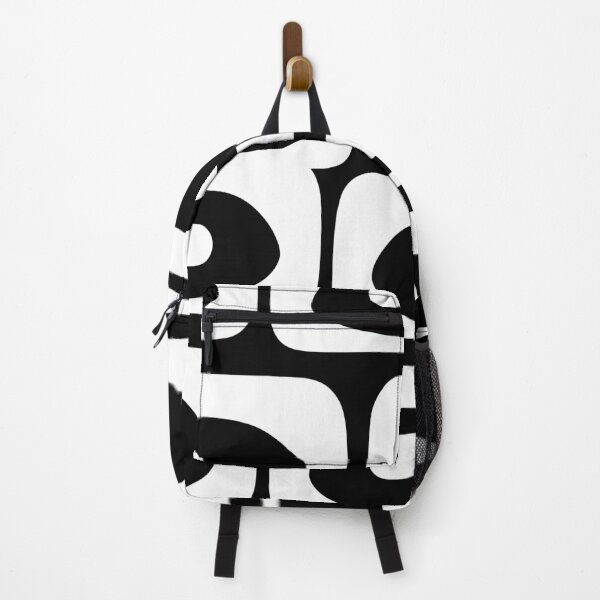 Item preview, Mid Century Modern Black and White Piquet Abstract Pattern designed and sold by kierkegaard.
