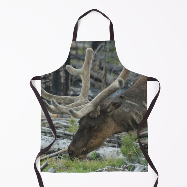 Item preview, Elk in Yellowstone Forest designed and sold by CampfireCove.