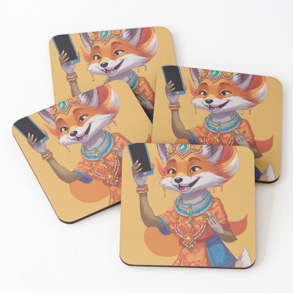 Item preview, Fox Portrait. fantasy fox designed and sold by FoxVibes.
