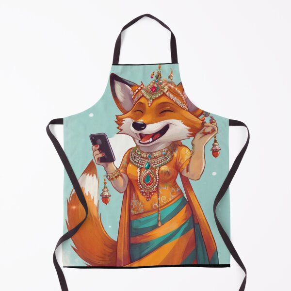 Item preview, Fox Portrait. fantasy fox designed and sold by FoxVibes.